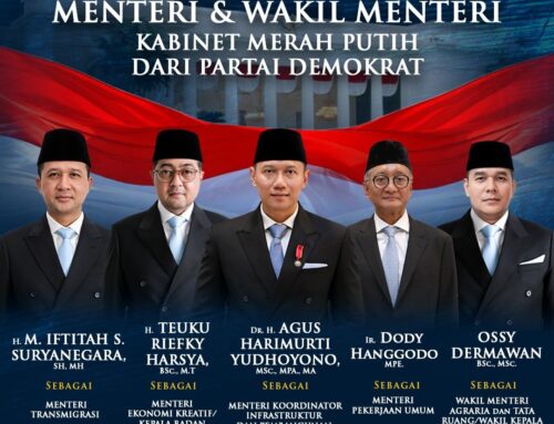 Selamat Kepada Para Menteri dan Wakil Menteri Kabinet Merah Putih dari Partai Demokrat